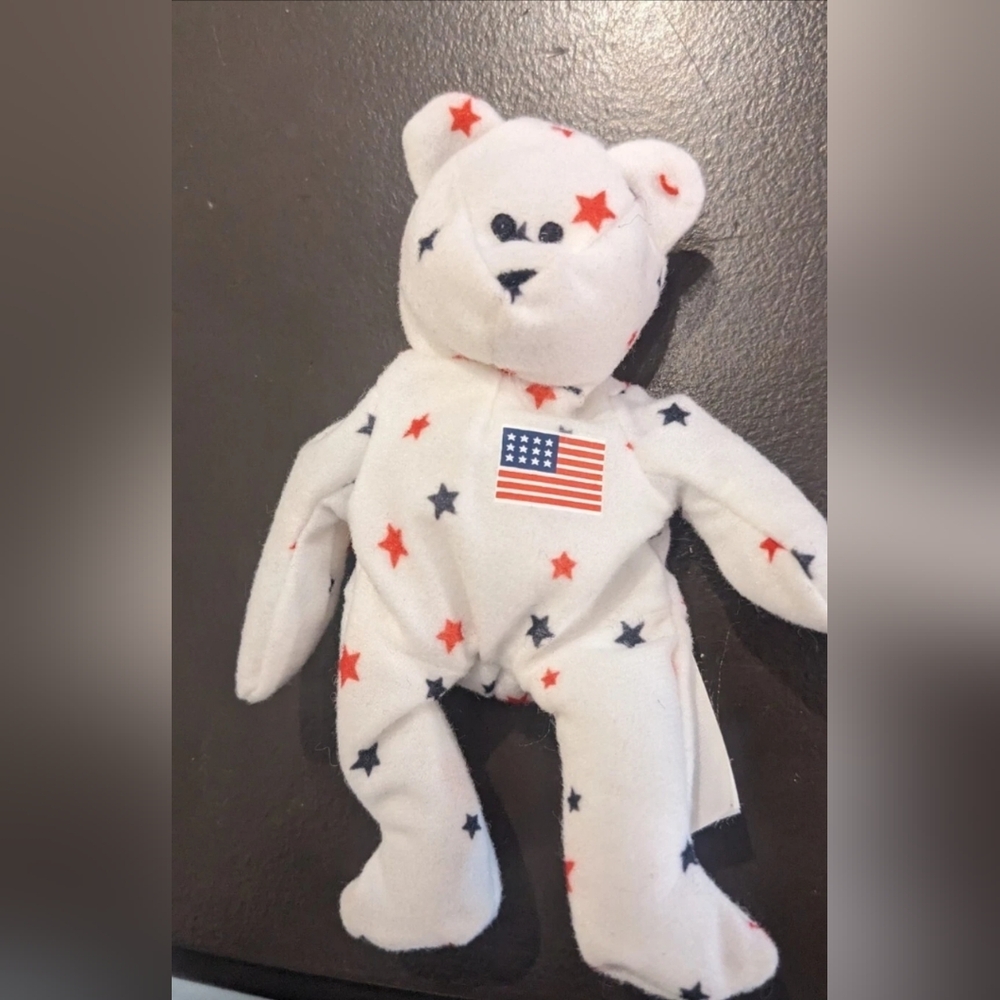Vintage 1990s McDonald's Teenie TY Beanie Baby GLORY THE BEAR USA America